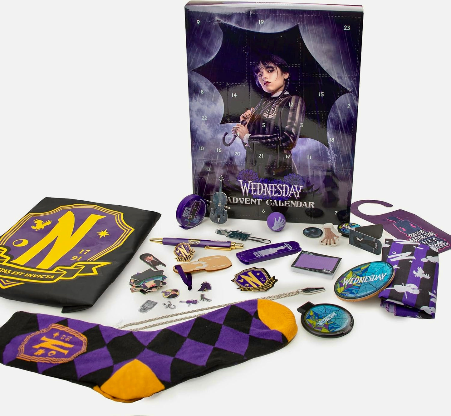 The Dark Countdown — Wednesday Addams Advent Calendar